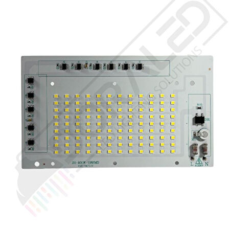 220V 100W 2835 SMD Ledli Günışığı  Hazır Projektör Ledi 220 Volt 100 Watt