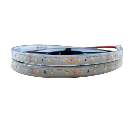 SAMSUNG ŞERİT LED SAMSUNG 60 LEDLİ 2835 SMD 4000K ŞERİT LED 12V 14.4W IP67 5M