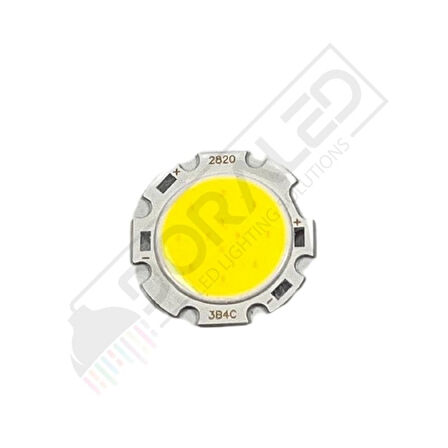 12V 5W Beyaz Cob Led  6000Kelvin 26mm 5 Watt12 Volt Cob Led (3 Adet)