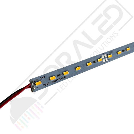 24 Volt BANTLI 5730 24 V Led Bar Alüminyum Çubuk Led 72 Ledli Günışığı 3000-3200K