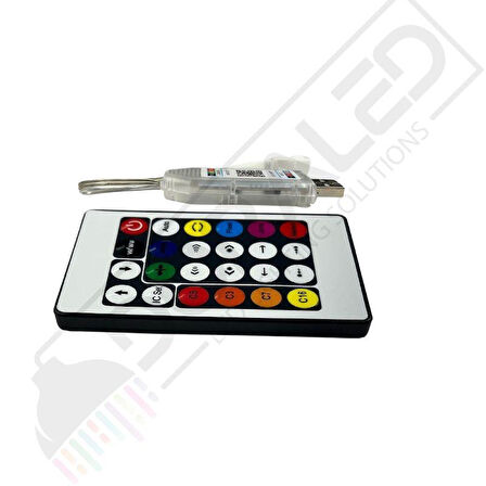 WS2812B Bluetooth Kontrollü + kumandalı Pixel Led Kontrol Kumandası 5V