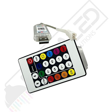 WS2812B Bluetooth Kontrollü + kumandalı Pixel Led Kontrol Kumandası 5V