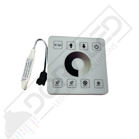 Duvar Tipi Tek Renk Pixel Şerit Kontrol 12-24 Volt