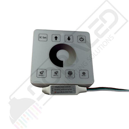 Duvar Tipi Tek Renk Pixel Şerit Kontrol 12-24 Volt