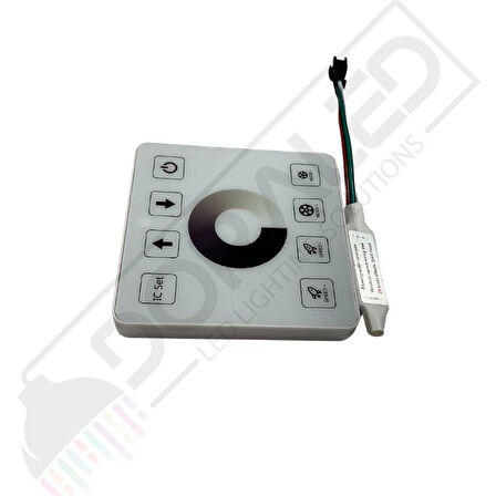 Duvar Tipi Tek Renk Pixel Şerit Kontrol 12-24 Volt