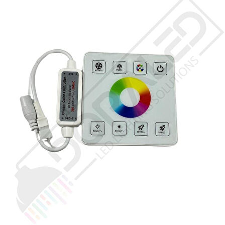 WS2811-2812B Duvar Tipi RGB Pixel Şerit Led Kontrol devresi 12-24 Volt