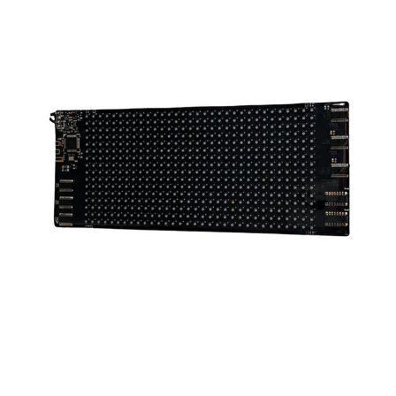 Bluetooth Lu Telefon Kontrollü 16x32 Flexible Matrix Led Ekran 5-12V (170*70 mm)