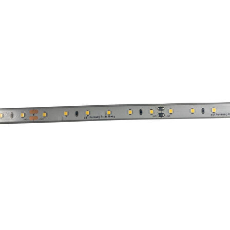 SAMSUNG ŞERİT LED SAMSUNG 60 LEDLİ 2835 SMD 4000K ŞERİT LED 24V 14.4W IP67 5M