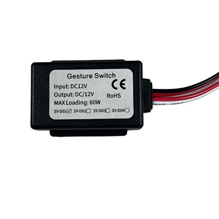 12 Volt 60W El Hareket Algılama Ayna Arkası Sensör Ayna Lambası Banyo Aynası Mobilya Sensörü