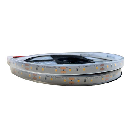 SAMSUNG ŞERİT LED SAMSUNG 60 LEDLİ 2835 SMD 3000K ŞERİT LED 12V 14.4W IP67 5M
