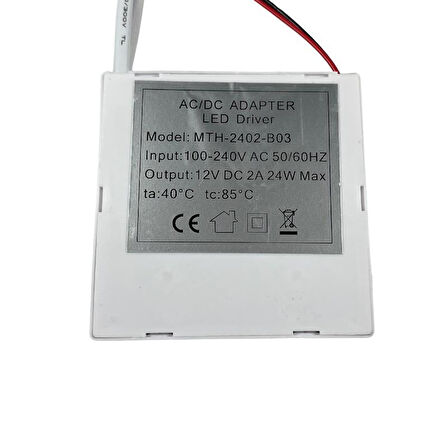 220V Girişli 12V 2A Dokunmatik (Touch) Ayna Arkası Sensör+Bugu önleyici girişi Banyo Aynası Mobilya Sensörü