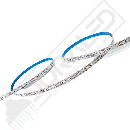 8mm 12V 120 Ledli 2835 Kırmızı Şerit Led (5METRE) İNCE PCB Lİ