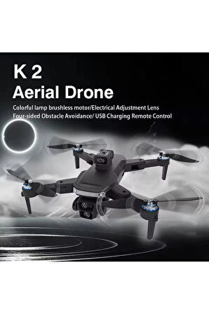 K2 Mini Drone – HD Çift Kameralı, Engel Kaçınmalı, Fırçasız Motorlu Quadcopter