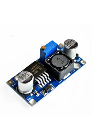 Lm2596 Ayarlanabilir Voltaj Düşürücü Güç Modülü (4-35v Giriş - 1-30v Çıkış)V