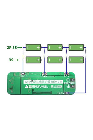 3-20A BMS Module 3s 20a 11.1v Pil Koruma Balans Kartı 18650 Lityum Li-ion Batarya