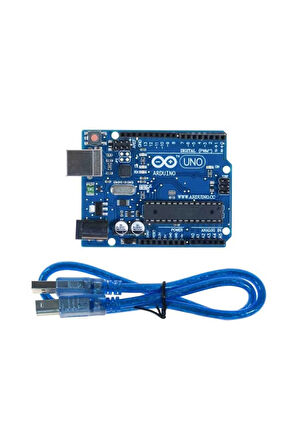 Arduino Uno R3 DIP- Klon (USB Kablo Dahil)