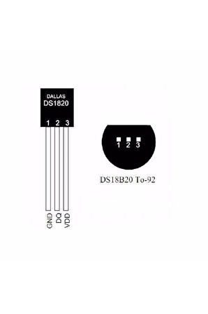 DS18B20 DİJİTAL SICAKLIK SENSÖRÜ