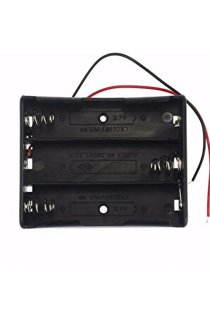 18650 Pil Yatağı 3LÜ Lityum Ion Pil Yuvası SERİ (11.1V)