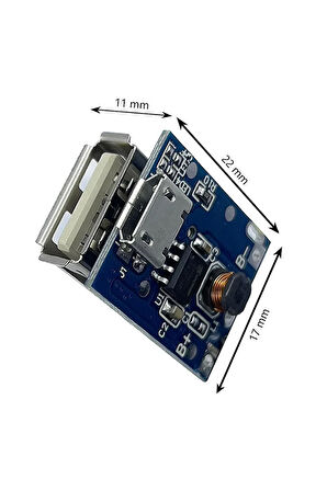 5V 1A Powerbank Şarj Devresi Koruma Modülü