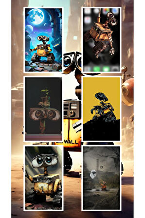 Wall-e VOL-i Robot Gezegen, Tükenen Dünya ikonik animasyon karışık sticker set