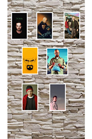 Breaking Bad 8li Sticker Walter White, Jesse Pinkman, Sticker Set