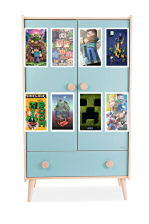 Minecraft Karışık Sticker Set Caganaktrk