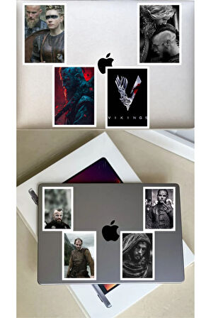 Wikings dizisi Karakterleri Stickers - Lagertha Bjorn Lothbrok - Floki King Harald Finehair Ubbe 8li