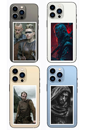 Wikings dizisi Karakterleri Stickers - Lagertha Bjorn Lothbrok - Floki King Harald Finehair Ubbe 8li