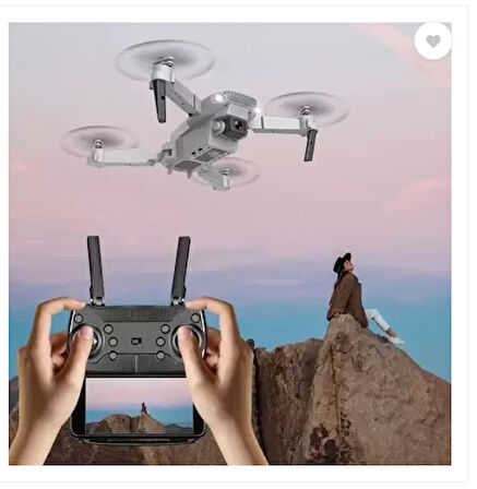 4 K Akıllı HD Çift Kamera İle1080 P Gerçek Zamanlı Drone