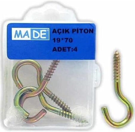 Katar Made Açık Piton 19 X 70 (1 Kutu:4 Adet) St-50