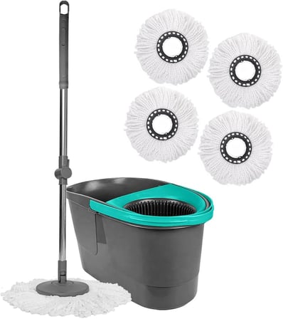 Smarter Otomati̇k Temi̇zli̇k Seti̇ 4 Mi̇krofi̇ber Mop Paspas