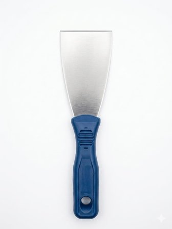 Profesyonel Çelik Spatula 6 Cm – Ergonomik Plastik Saplı Macun Küreği – Duvar, Alçı, Boya Ve Tamir İ