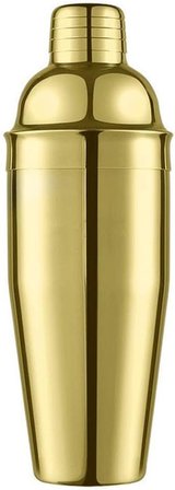 Komple Çelik Gold 700 Ml Shaker Kokteyl Hazırlama Kabı Bardağı Cin343Sr