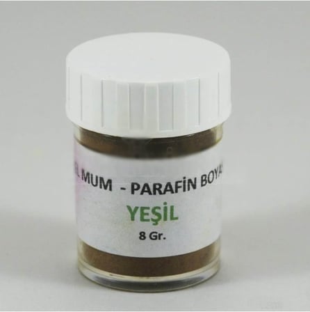 Parti̇ Vi̇tri̇ni̇ Yeşil Renk Jel Mum Ve Parafin Toz Boyası 5 Gr