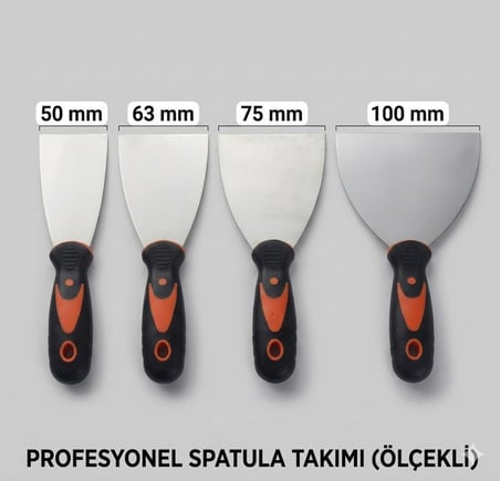 Siyah Turuncu Lüks Spatula (75 Mm)