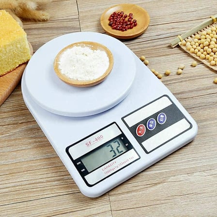 Dijital Mutfak Tartısı 10 Kg / 1G Hassasiyet | Dara Özellikli, 5 Birim Destekli Elektronik Mutfak Te