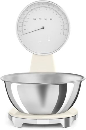 Smeg 50'S Style Retro Analog Mutfak Tartısı Krem