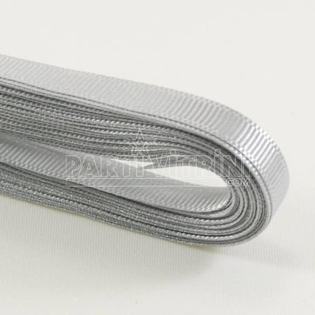 Gümüş Gri Grogren Kurdela 1 Cm. X 10 Metre
