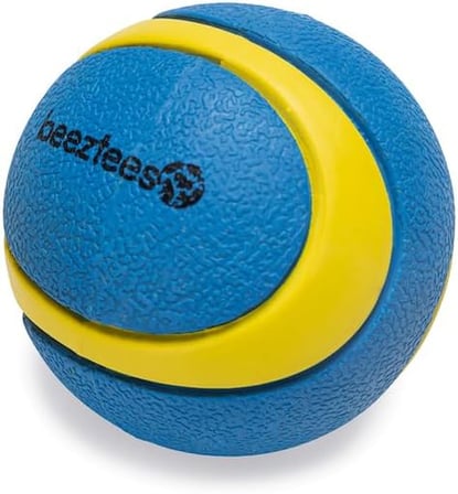 Beeztees Köpek Oyuncağı, Yüzen, Tenis Topu, Kauçuk, Mavi/Sarı, 6,3Cm