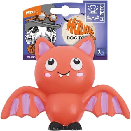 M-Pets Halloween Orange Bat Köpek Oyuncaği