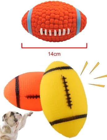 Köpek Oyuncağı Diş Kaşıma Topu, Sesli, Sert Plastik
