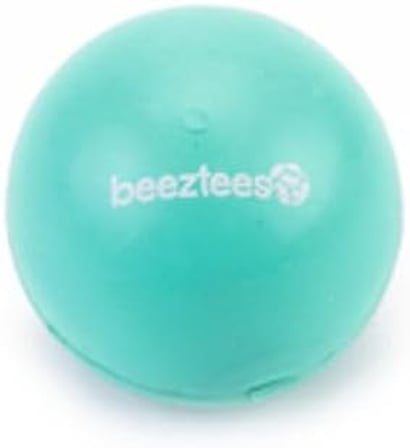 Beeztees Köpek Oyuncağı, Dolu Top, Kauçuk, Turkuaz, 4,5Cm