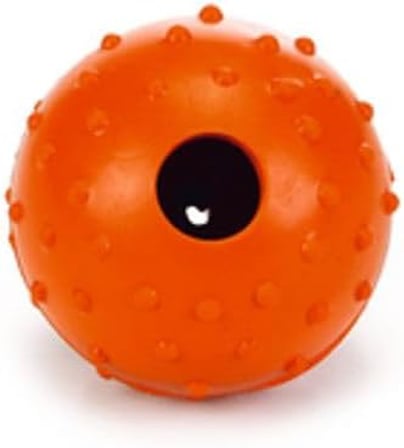 Beeztees Köpek Oyuncağı, Ödül Ve Oyun Topu, Kauçuk, Turuncu, 5Cm