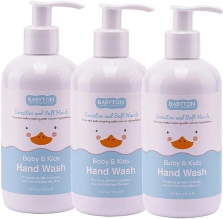 Babyton Doğal El Yıkama Sıvısı 3'Lü Set 250 Ml