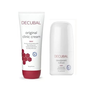 Decubal Kuru Ve Çok Kuru Ciltler Için Klinik Nemlendirici Krem 250 Gr Ve Roll-On 50 Ml