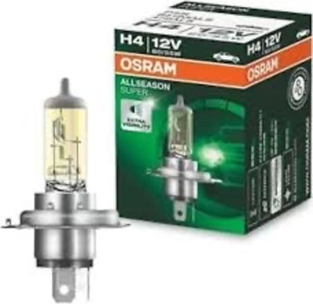 Osram All Season Sarı Işık H4 Far Ampulü 64193 Als