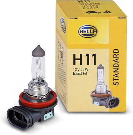 Hella Ampul H11 Halojen Pgj19-2 12V Tek Telli Far Ve Sis Mercedes Bmw Citroen Honda Opel Vw 8Gh 008