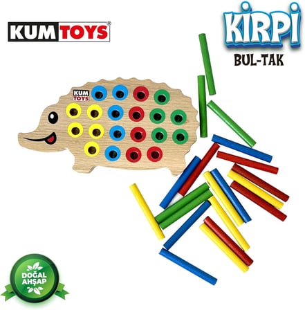 Kumtoys Oyuncak Kirpi Bul Tak