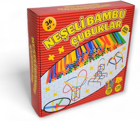 Kutulu Bambu Çubuklar 300 Parça(180+120) Zr-Ebç