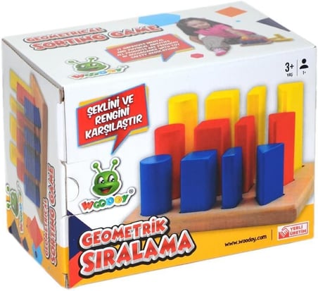 075Kr Woodoy Geometrik Şekilli Sıralama